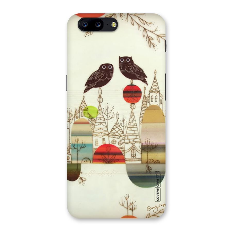 Owl Art Back Case for OnePlus 5