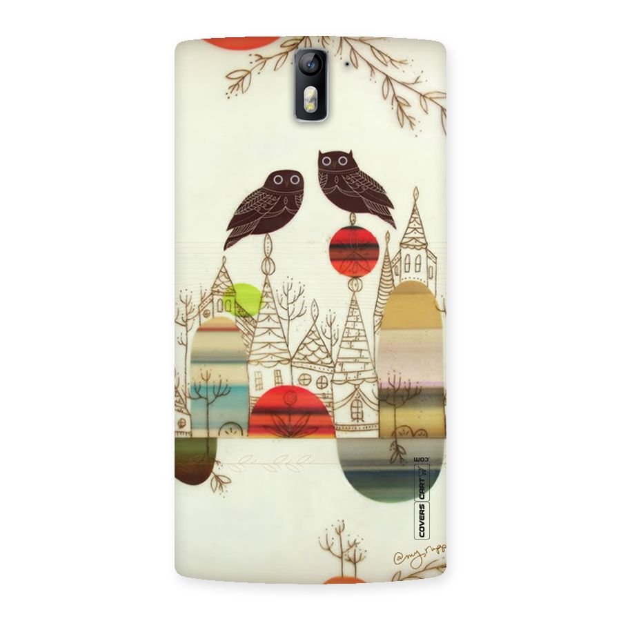 Owl Art Back Case for One Plus One