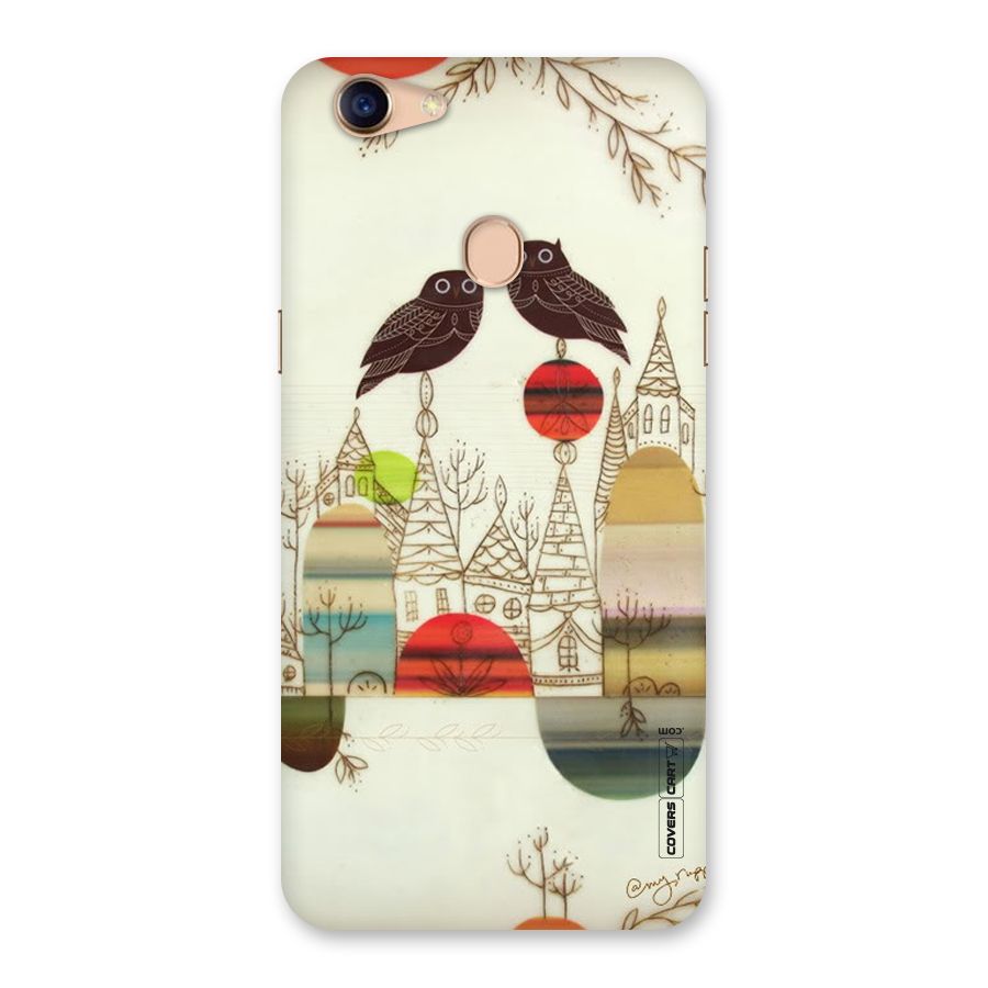 Owl Art Back Case for Oppo F5