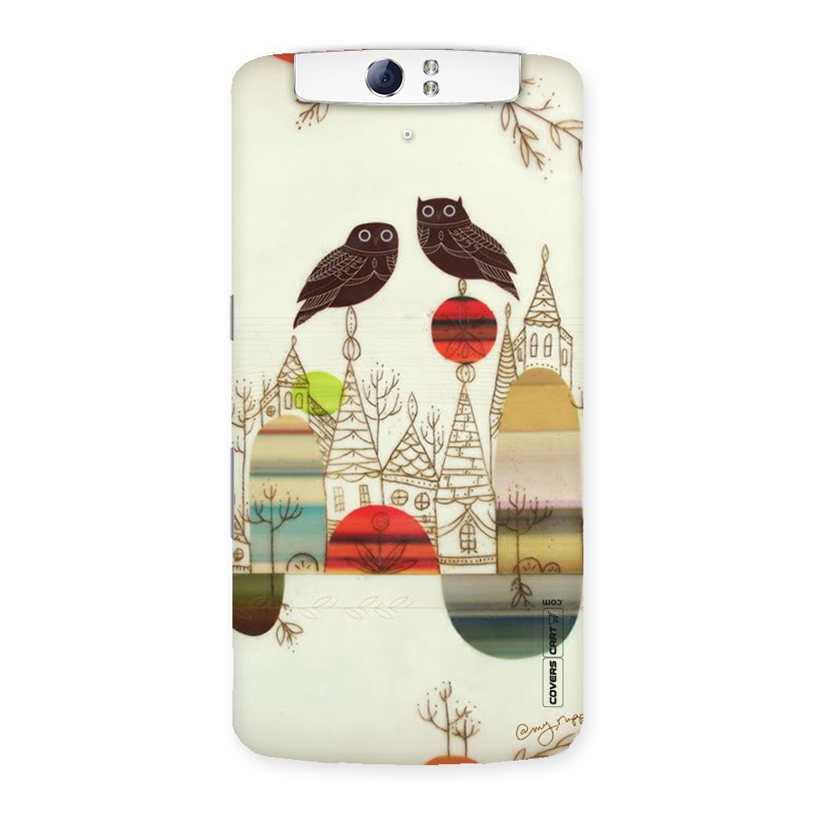 Owl Art Back Case for Oppo N1
