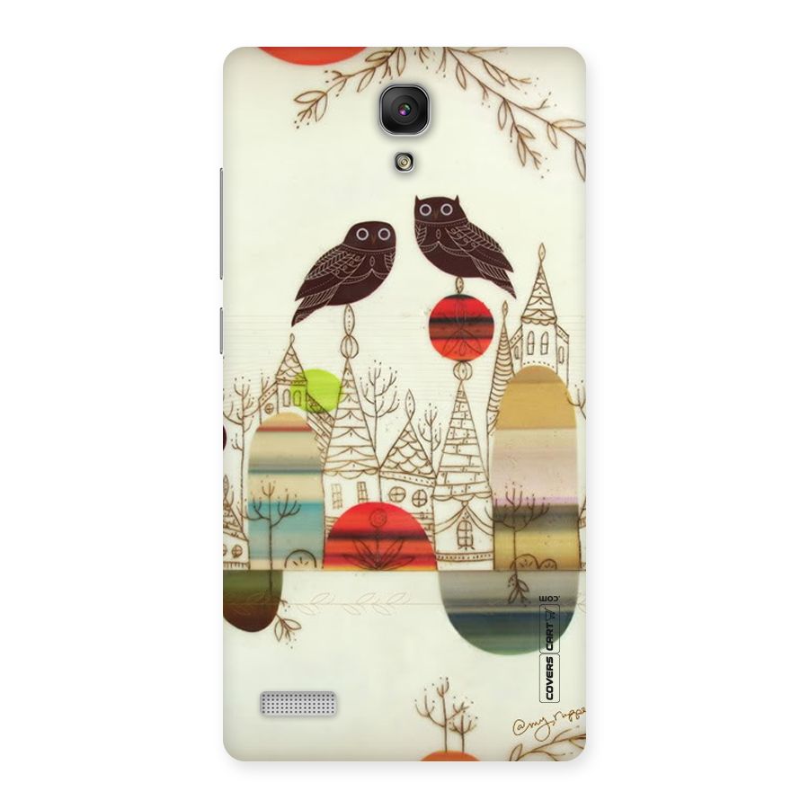 Owl Art Back Case for Redmi Note Prime