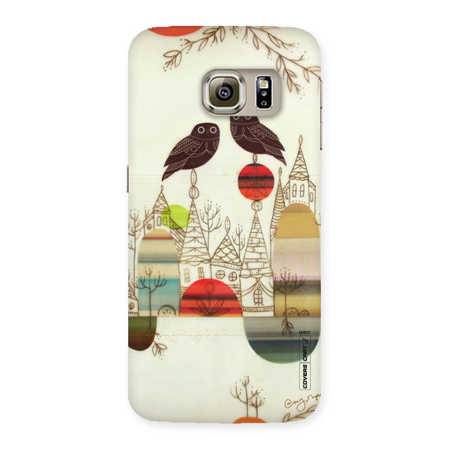 Owl Art Back Case for Samsung Galaxy S6 Edge