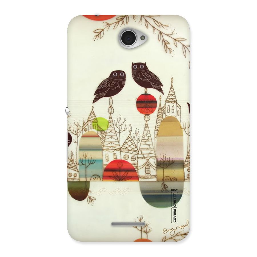 Owl Art Back Case for Sony Xperia E4