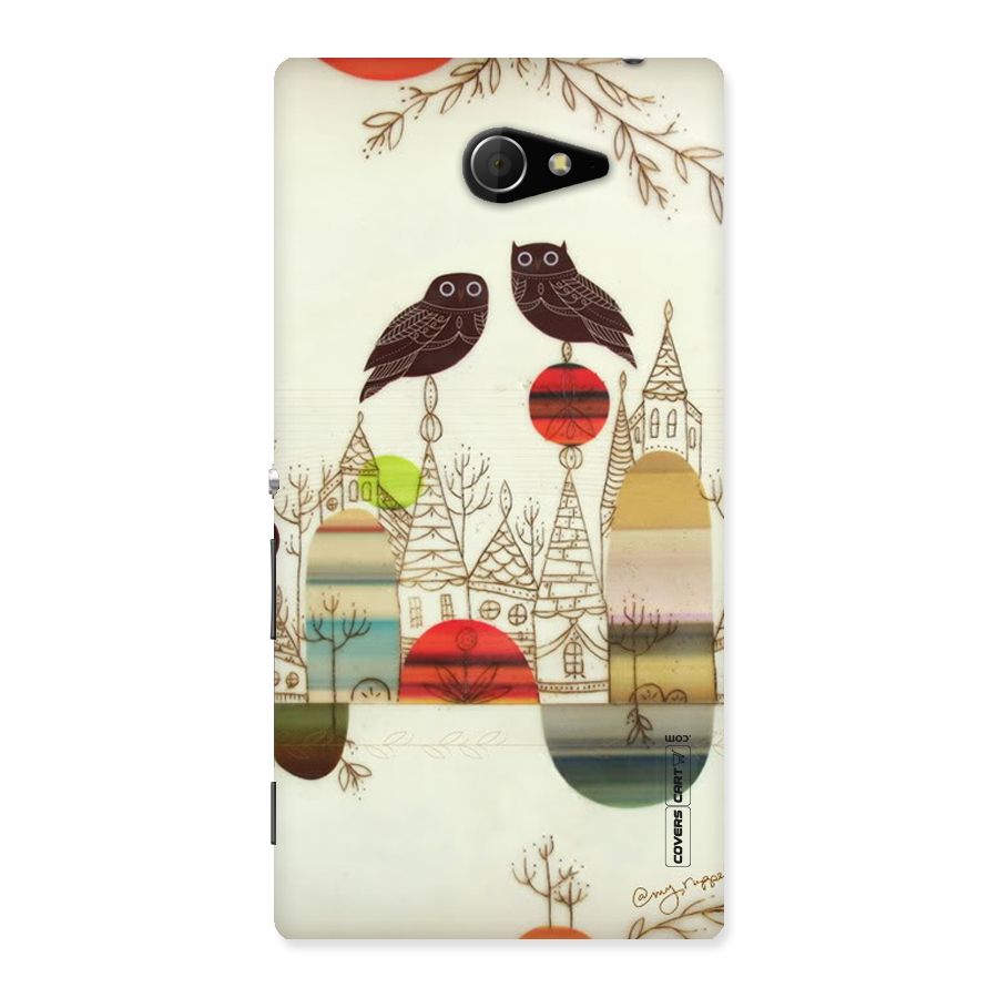 Owl Art Back Case for Sony Xperia M2