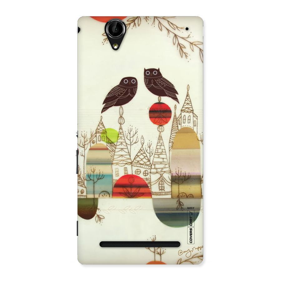 Owl Art Back Case for Sony Xperia T2