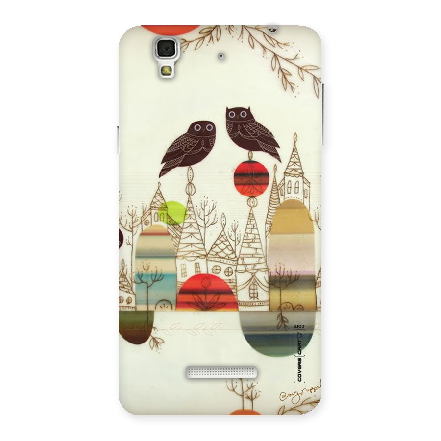 Owl Art Back Case for Yu Yureka