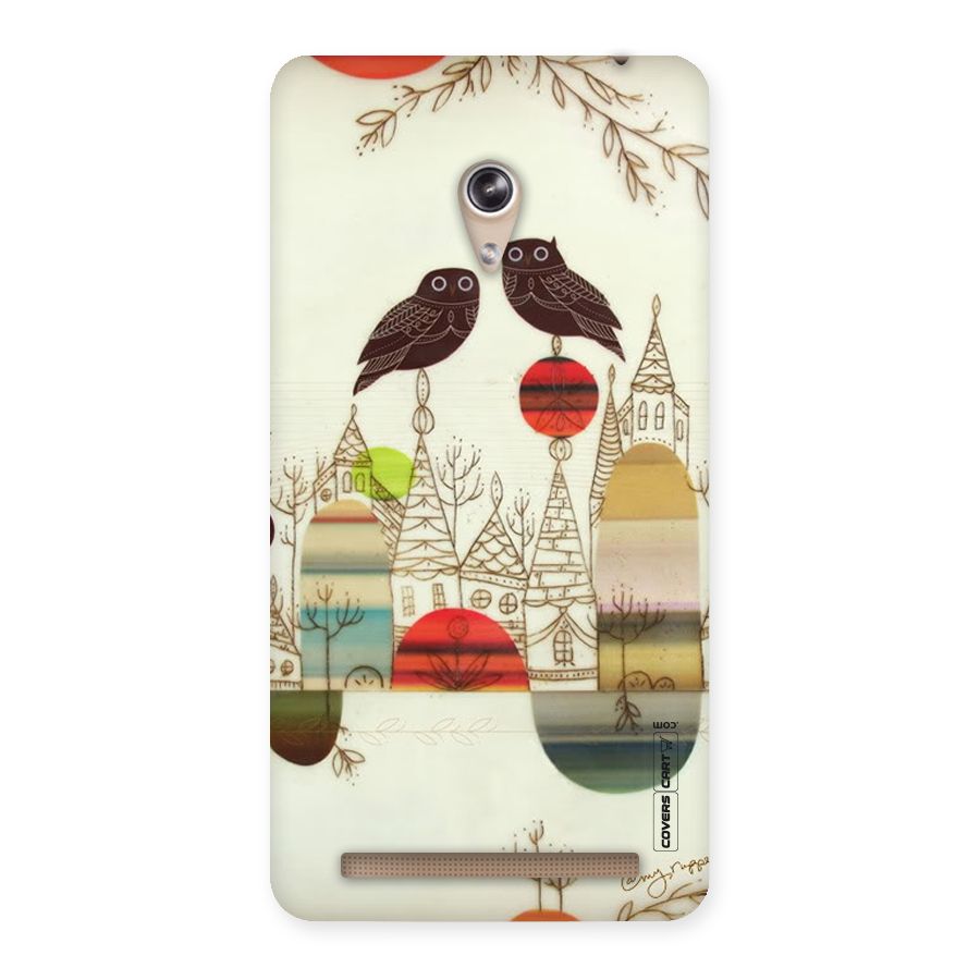 Owl Art Back Case for Zenfone 6