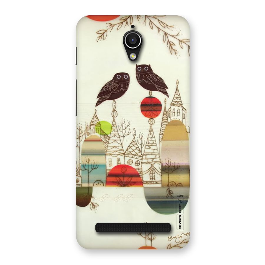 Owl Art Back Case for Zenfone Go