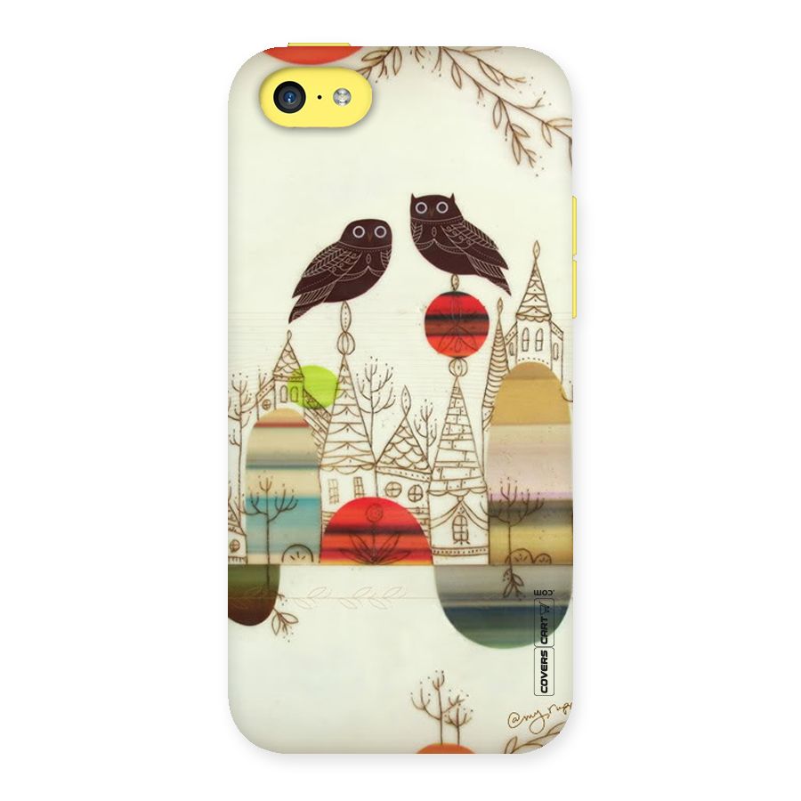 Owl Art Back Case for iPhone 5C