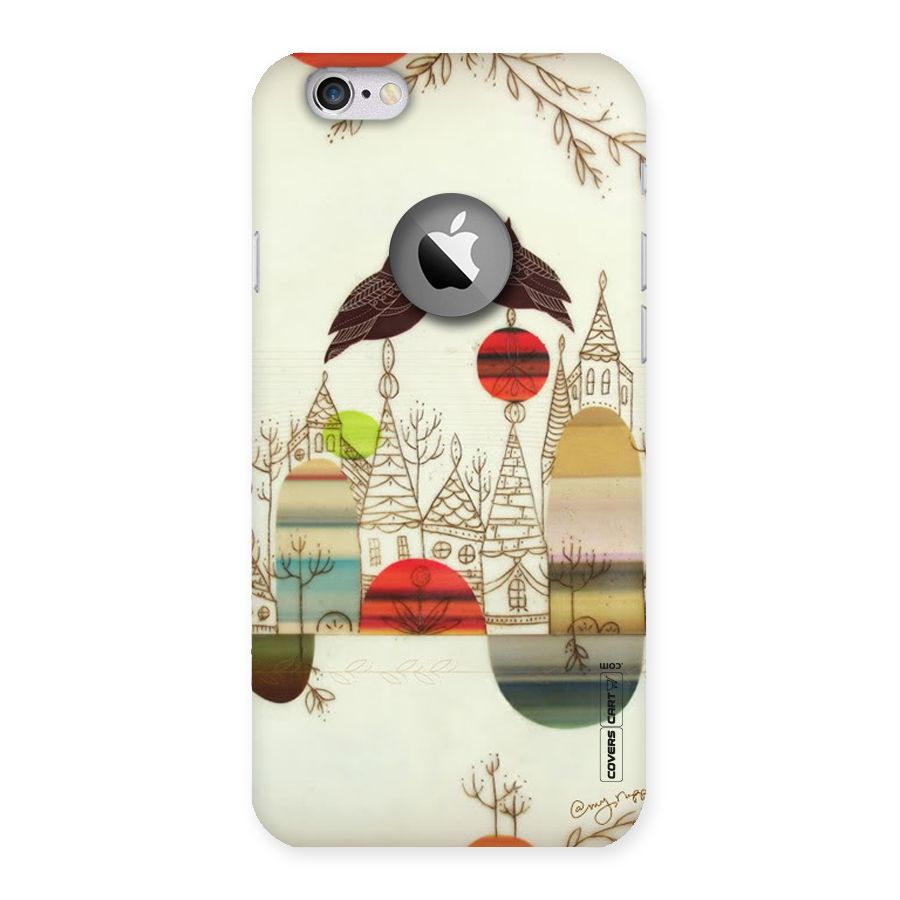 Owl Art Back Case for iPhone 6 Logo Cut