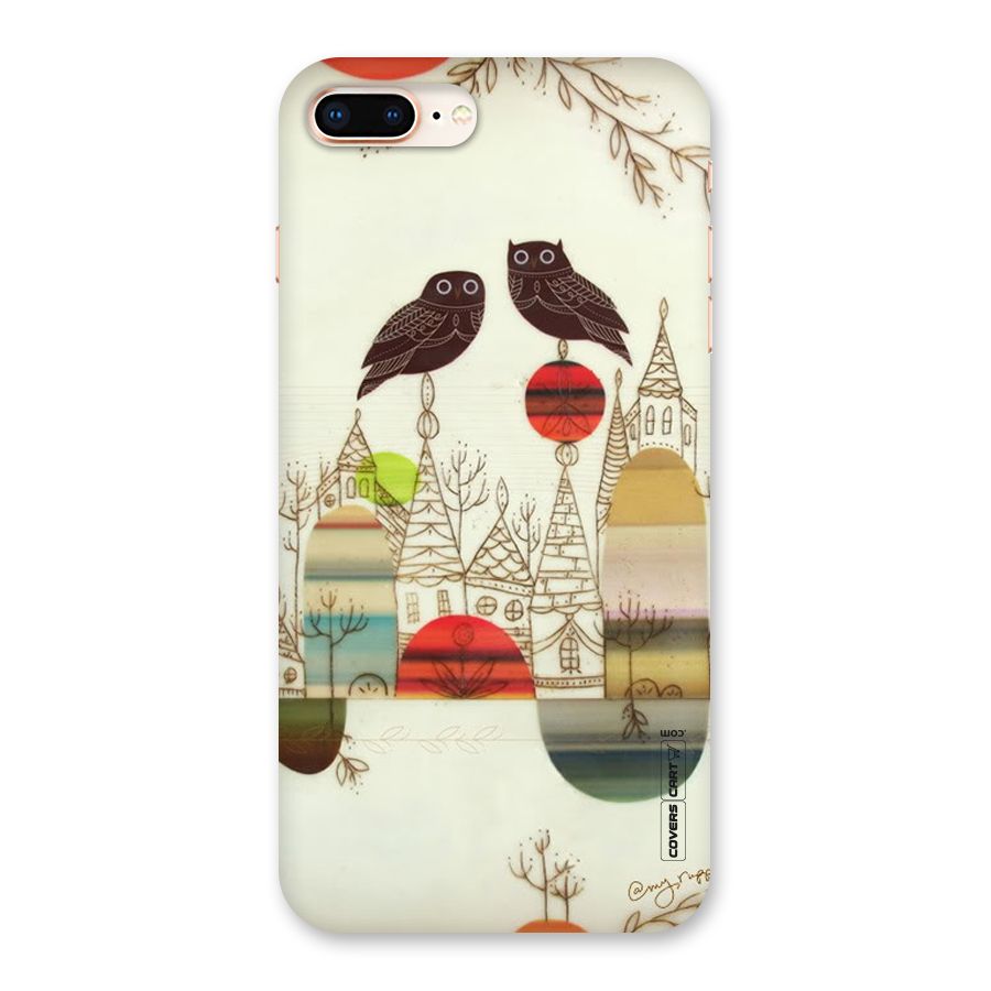 Owl Art Back Case for iPhone 8 Plus