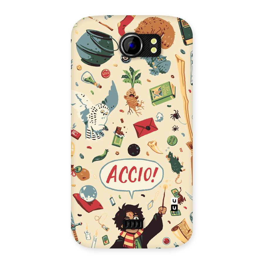 Owl Letter Back Case for Micromax Canvas 2 A110