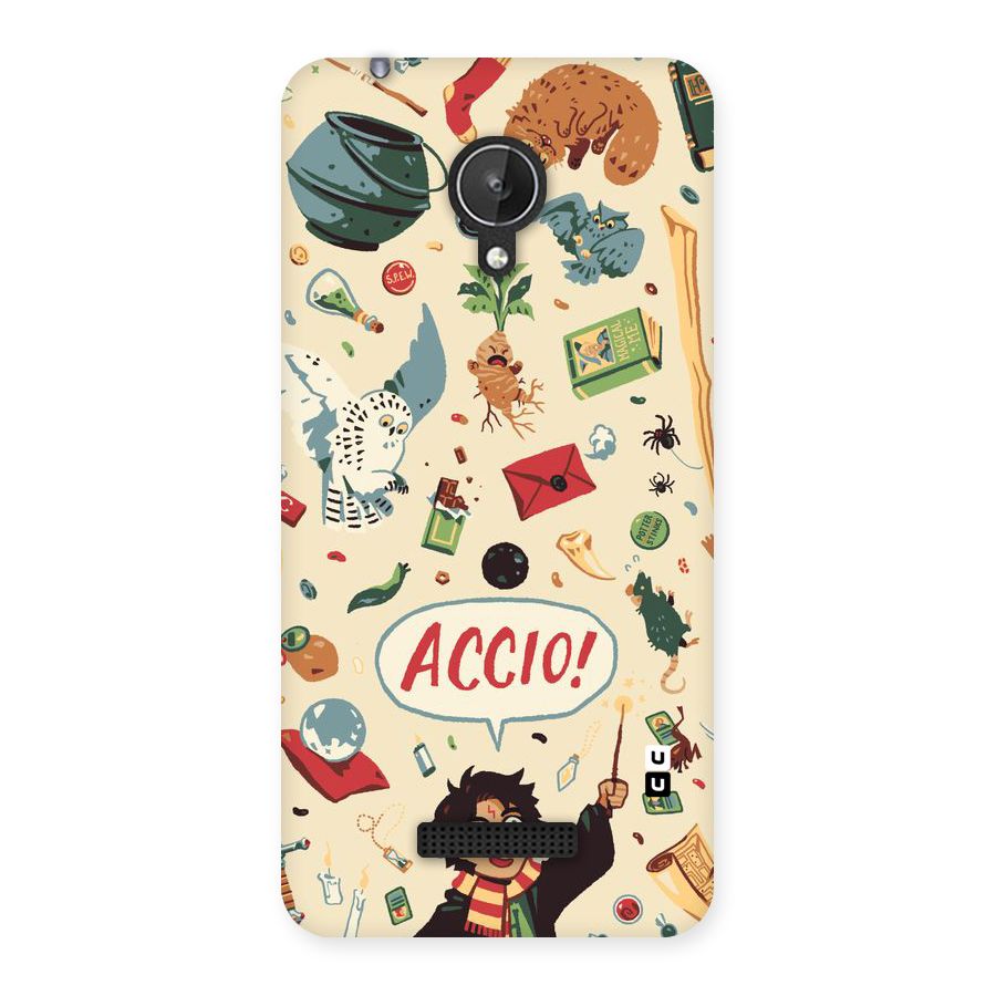 Owl Letter Back Case for Micromax Canvas Spark Q380
