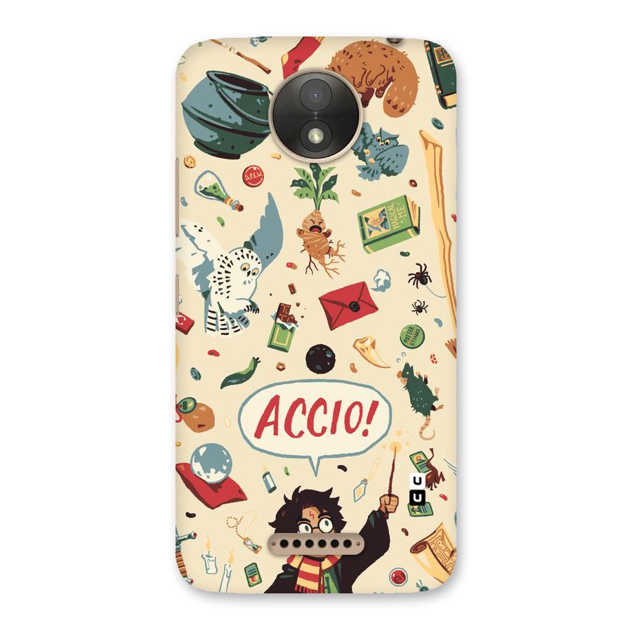 Owl Letter Back Case for Moto C Plus