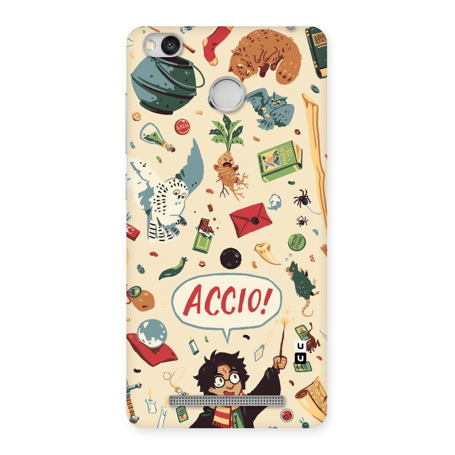 Owl Letter Back Case for Redmi 3S Prime