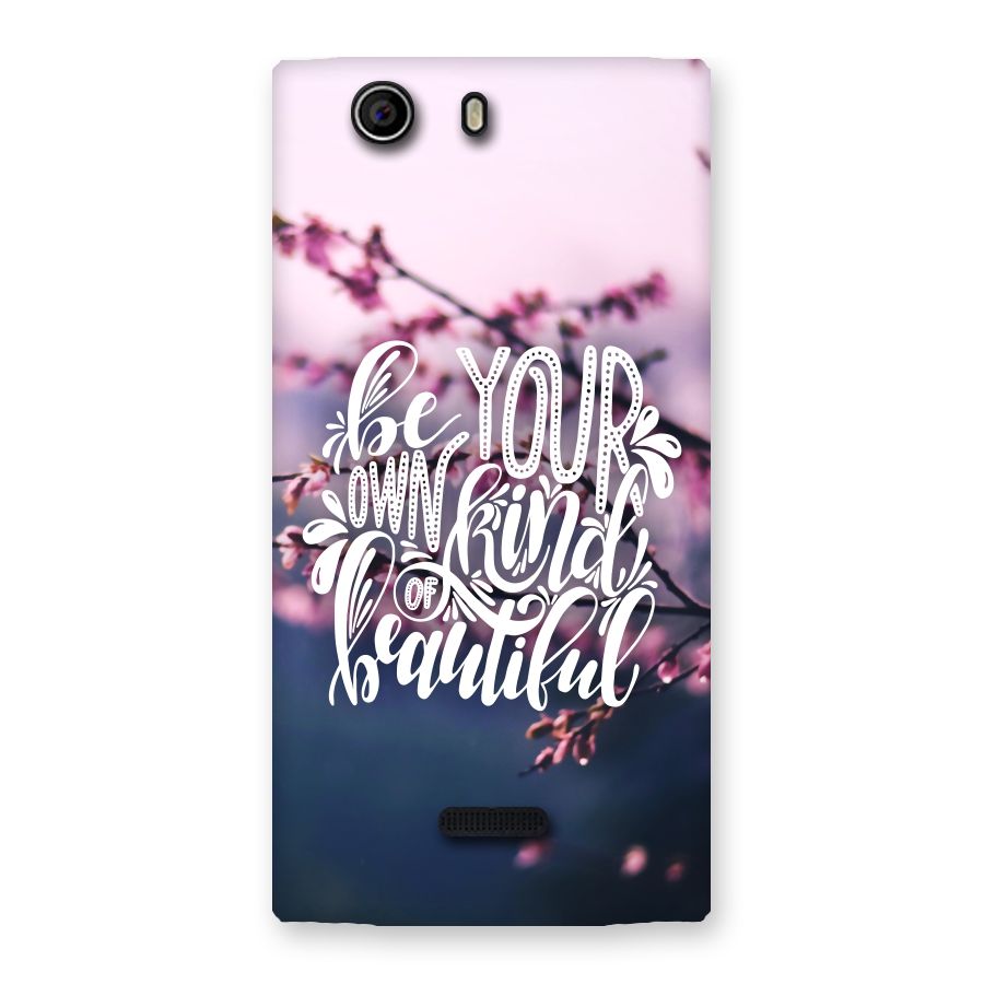 Own Kind of Beautiful Back Case for Canvas Nitro 2 E311