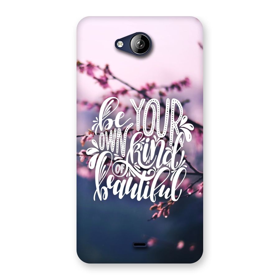 Own Kind of Beautiful Back Case for Canvas Play Q355