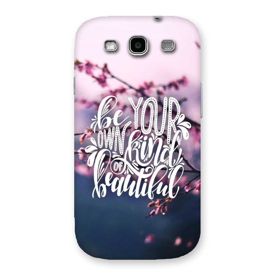 Own Kind of Beautiful Back Case for Galaxy S3