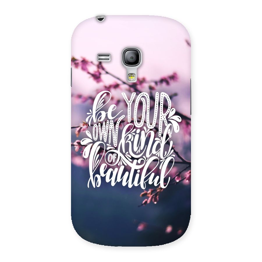 Own Kind of Beautiful Back Case for Galaxy S3 Mini