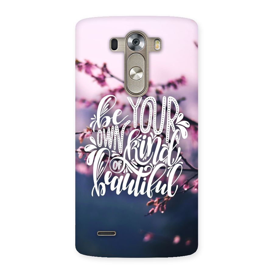 Own Kind of Beautiful Back Case for LG G3