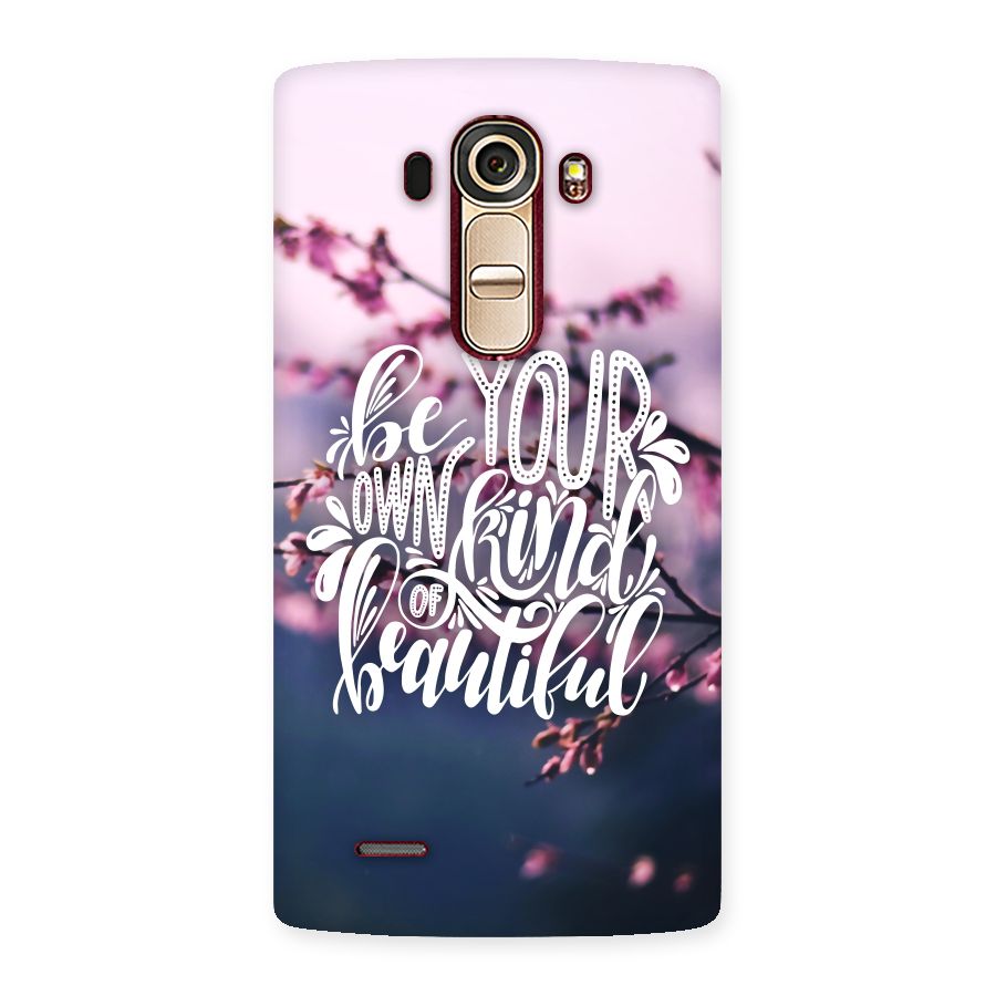 Own Kind of Beautiful Back Case for LG G4