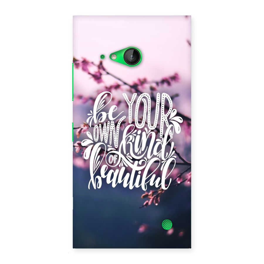 Own Kind of Beautiful Back Case for Lumia 730