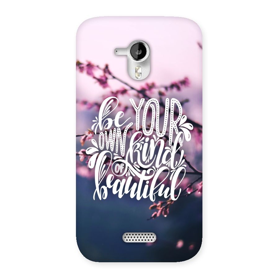 Own Kind of Beautiful Back Case for Micromax Canvas HD A116