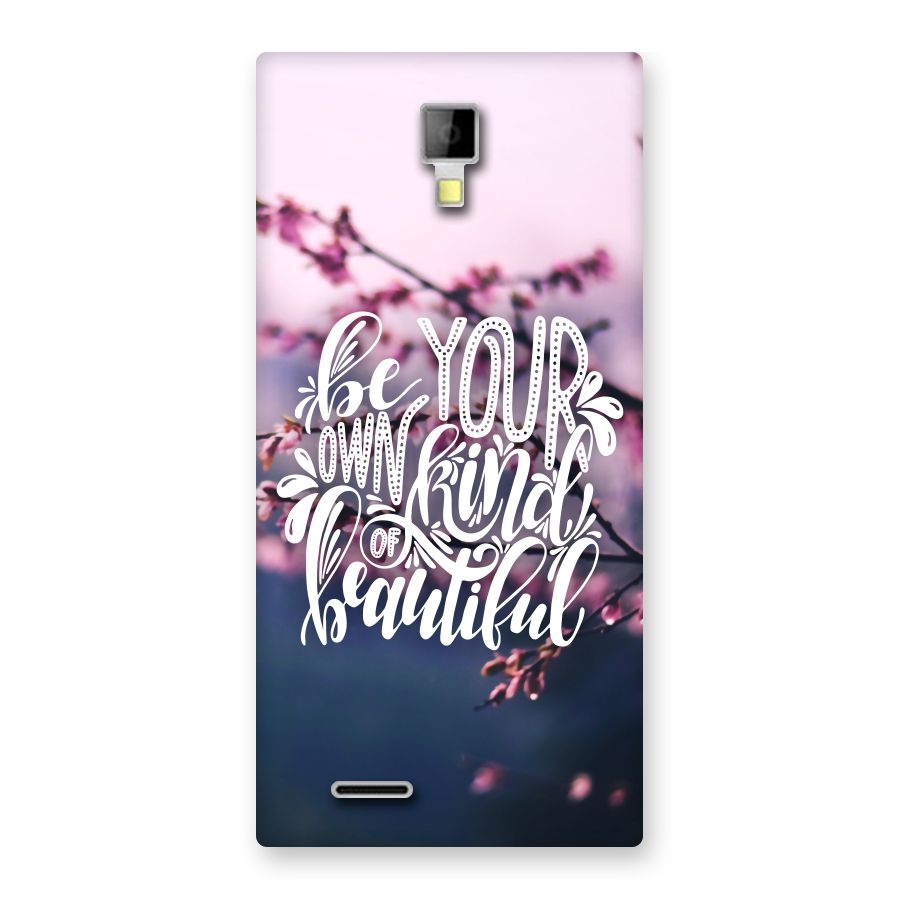 Own Kind of Beautiful Back Case for Micromax Canvas Xpress A99