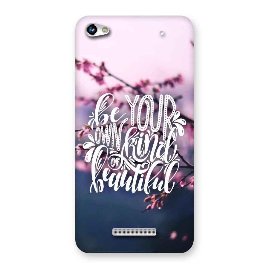 Own Kind of Beautiful Back Case for Micromax Hue 2
