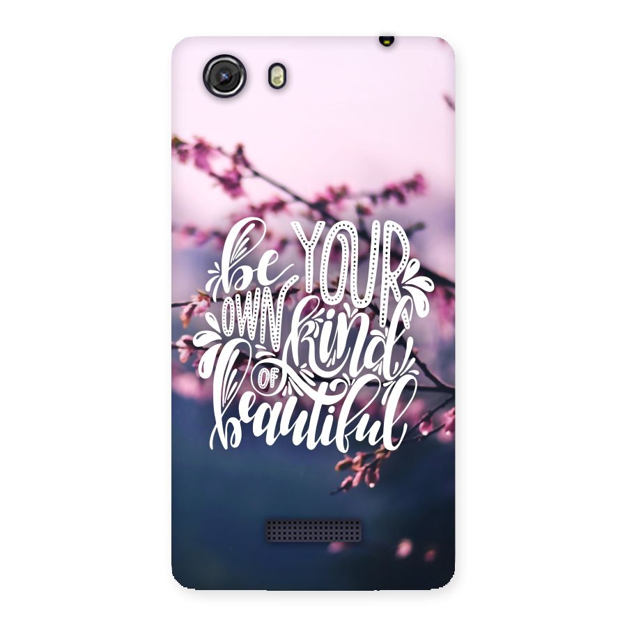 Own Kind of Beautiful Back Case for Micromax Unite 3