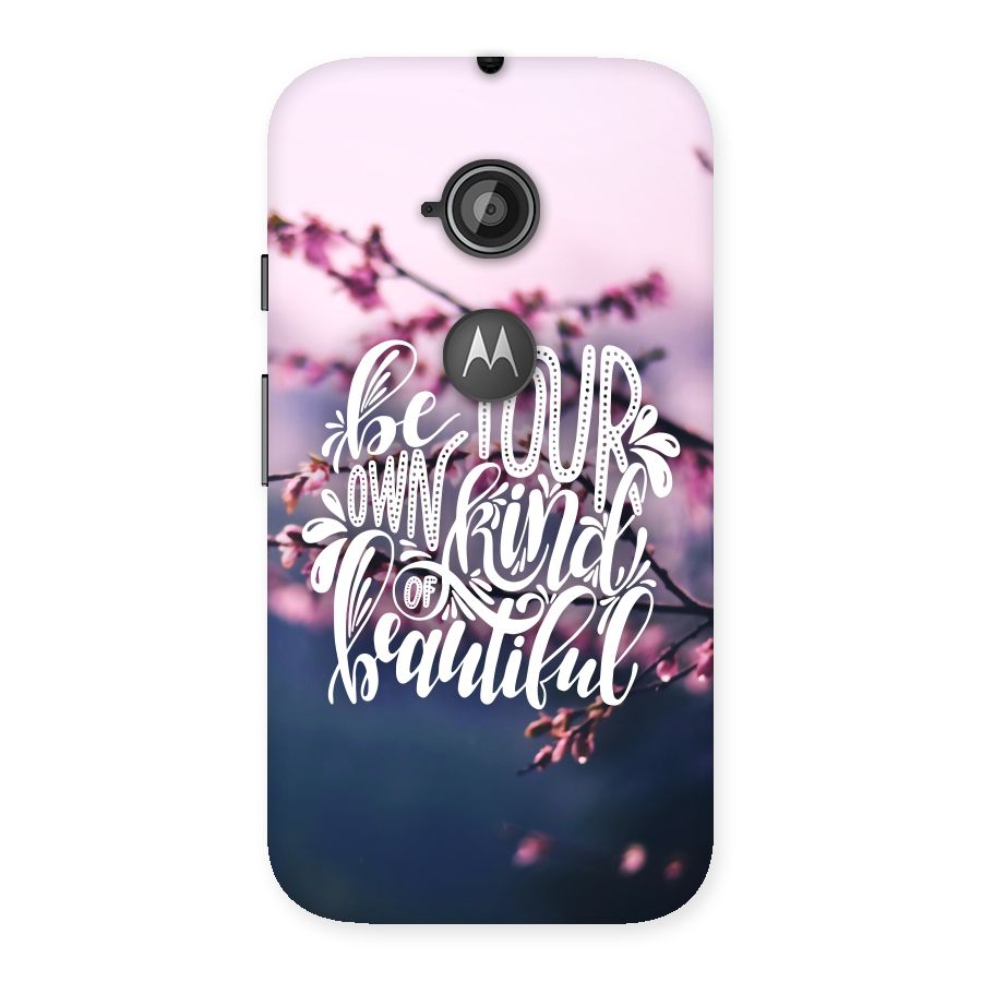 Own Kind of Beautiful Back Case for Moto E 2nd Gen