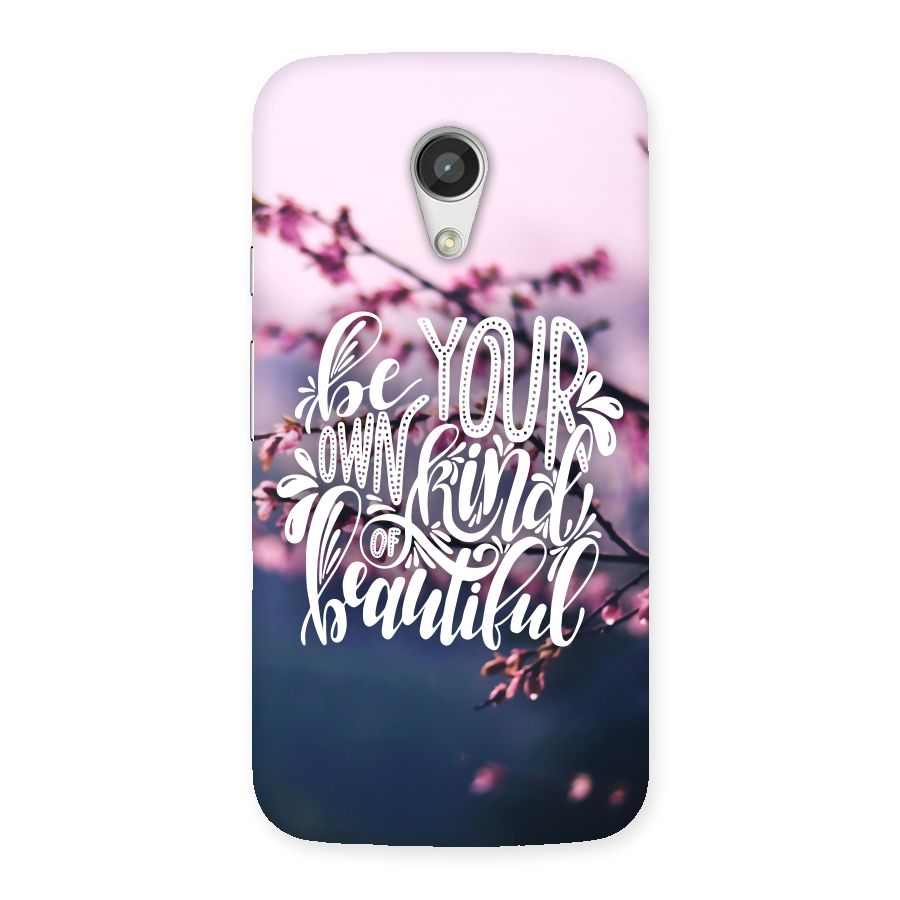 Own Kind of Beautiful Back Case for Moto G 2nd Gen