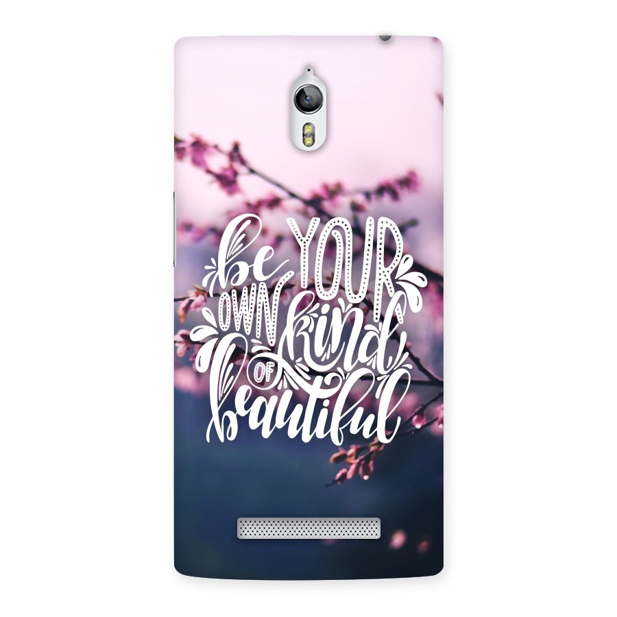 Own Kind of Beautiful Back Case for Oppo Find 7
