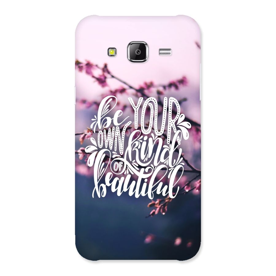 Own Kind of Beautiful Back Case for Samsung Galaxy J5