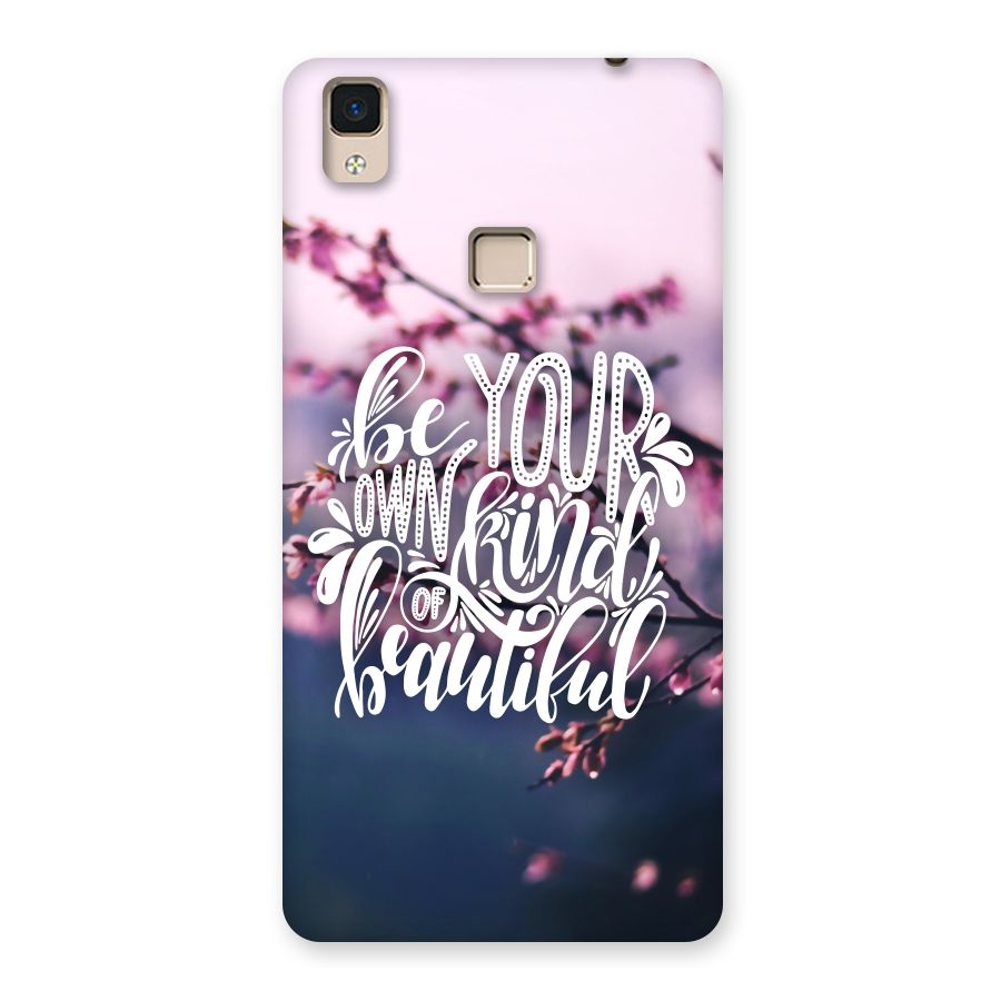 Own Kind of Beautiful Back Case for V3 Max