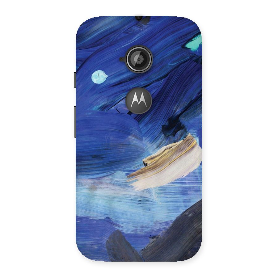 Paint Brush Strokes Back Case for Moto E 2nd Gen