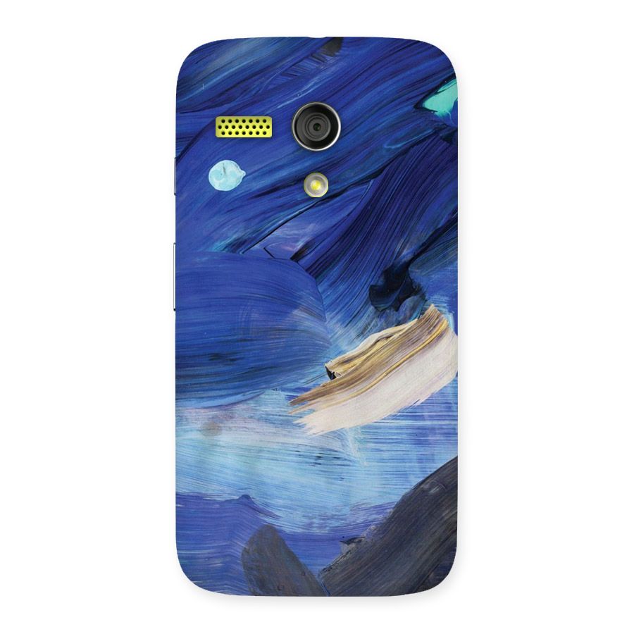 Paint Brush Strokes Back Case for Moto G