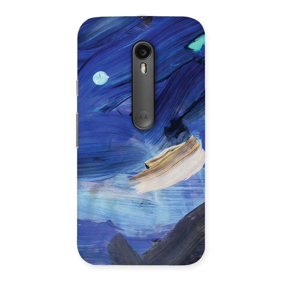 Paint Brush Strokes Back Case for Moto G Turbo