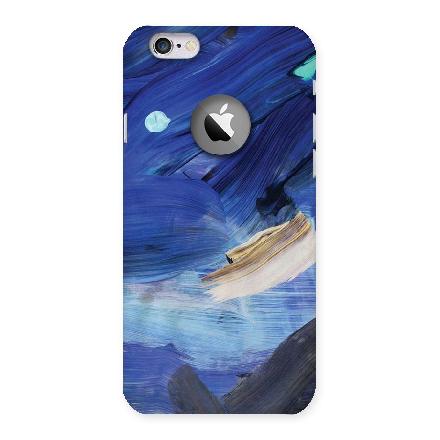 Paint Brush Strokes Back Case for iPhone 6 Logo Cut