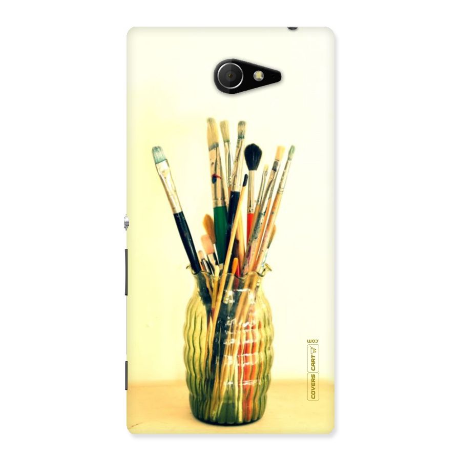 Paint Vass Back Case for Sony Xperia M2