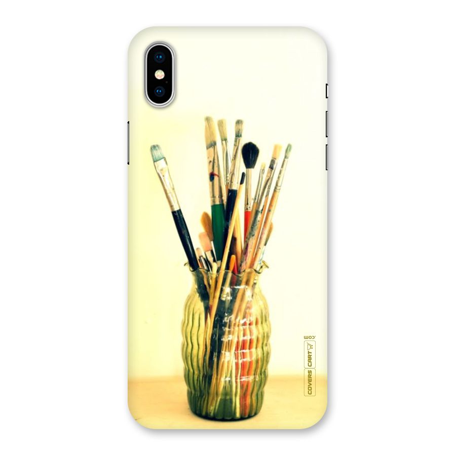 Paint Vass Back Case for iPhone X