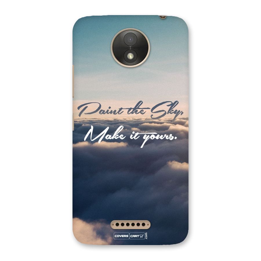 Paint the Sky Back Case for Moto C Plus