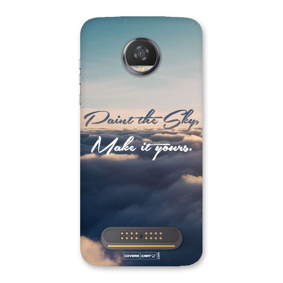 Paint the Sky Back Case for Moto Z2 Play
