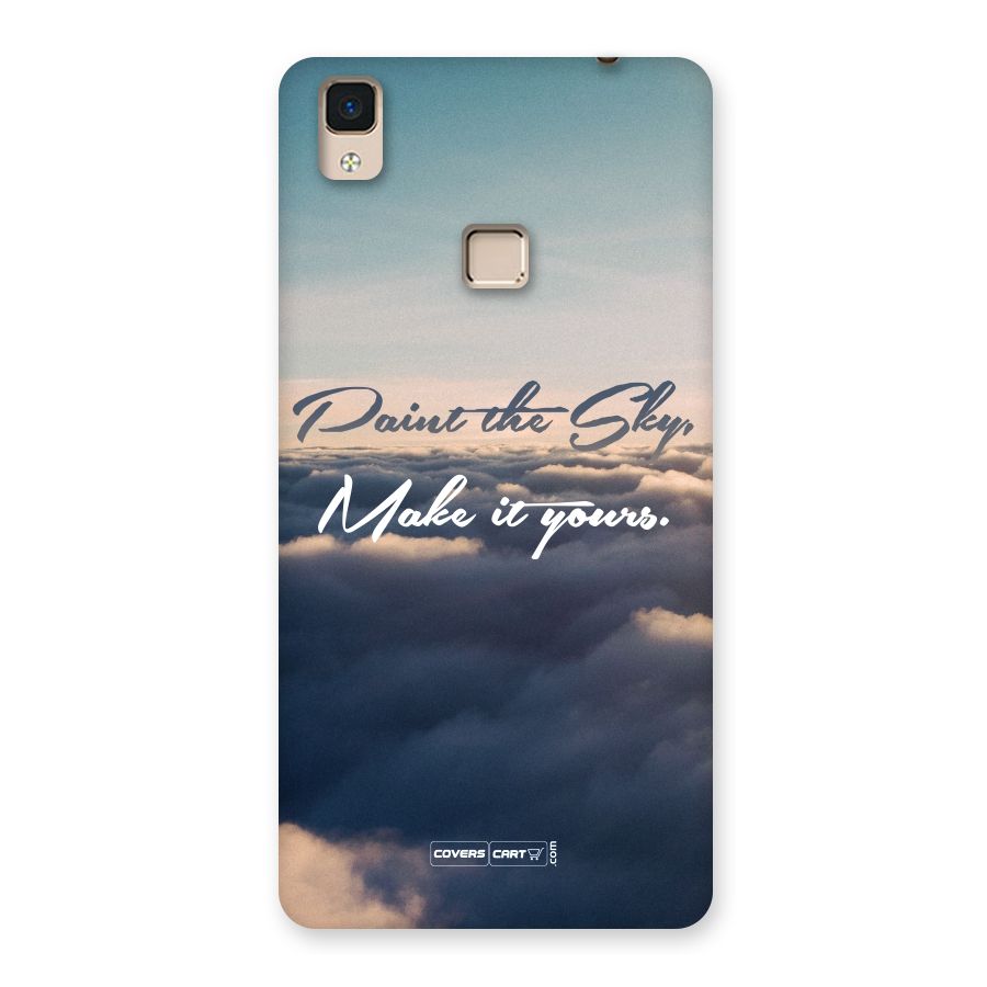 Paint the Sky Back Case for V3 Max