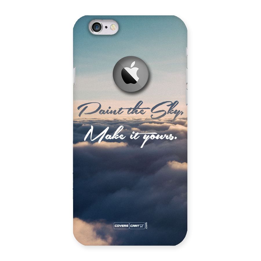Paint the Sky Back Case for iPhone 6 Logo Cut