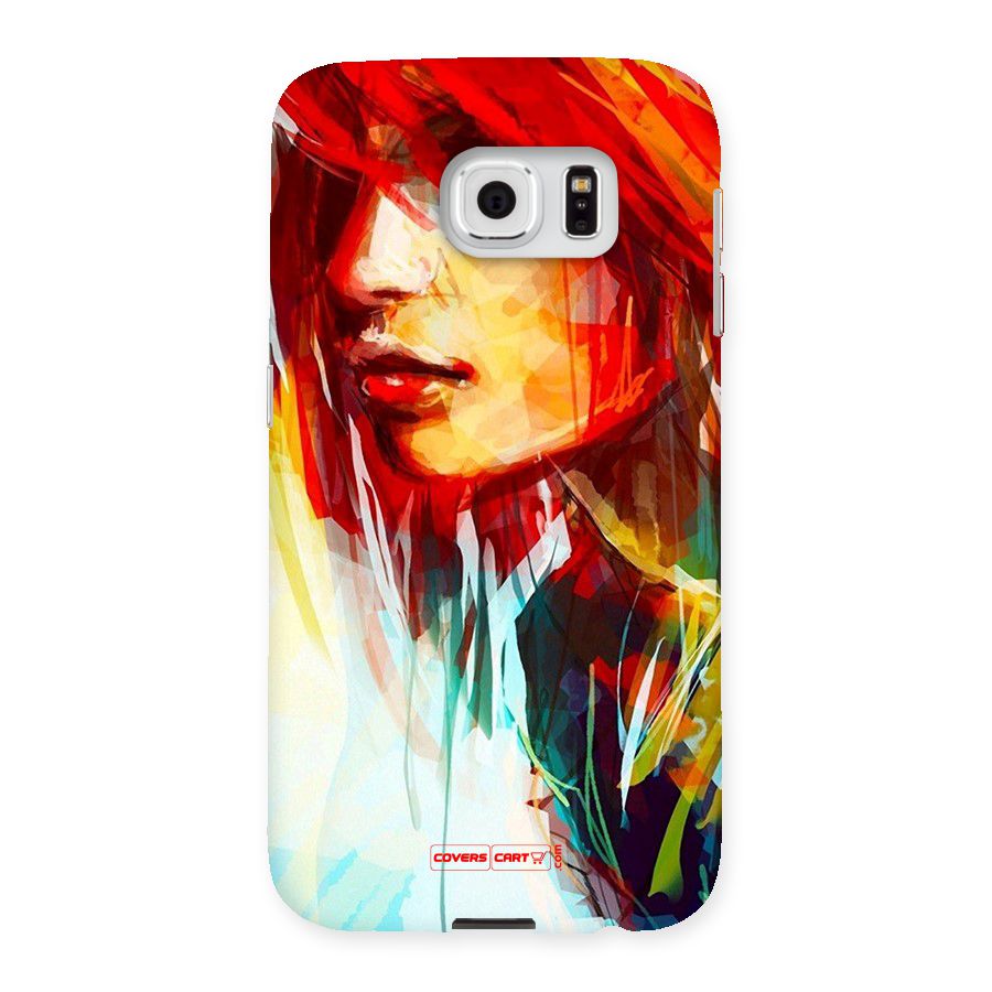 Painted Girl Back Case for Samsung Galaxy S6