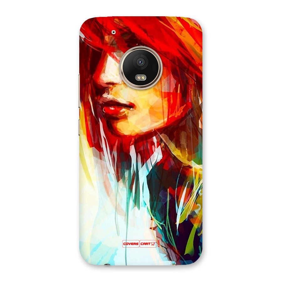 Painted Girl Back Case for Moto G5 Plus