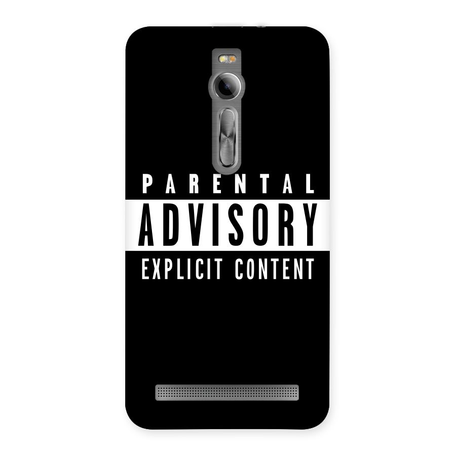 Parental Advisory Label Back Case for Asus Zenfone 2