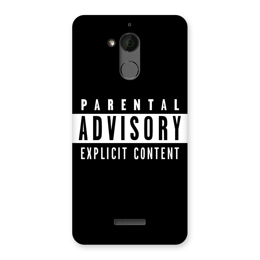 Parental Advisory Label Back Case for Coolpad Note 5