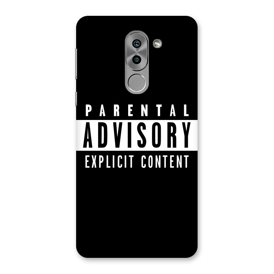Parental Advisory Label Back Case for Honor 6X
